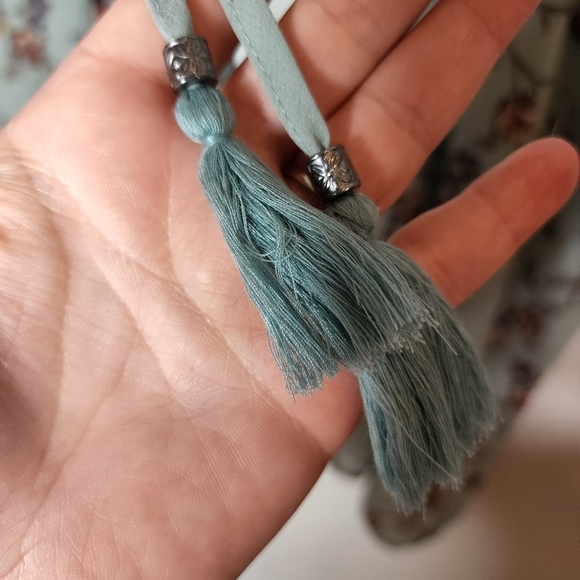 Daniel Rainn DR2 Tie Waist Chiffon Top Kimono Coverup Size 2X Floral - Picture 11 of 17